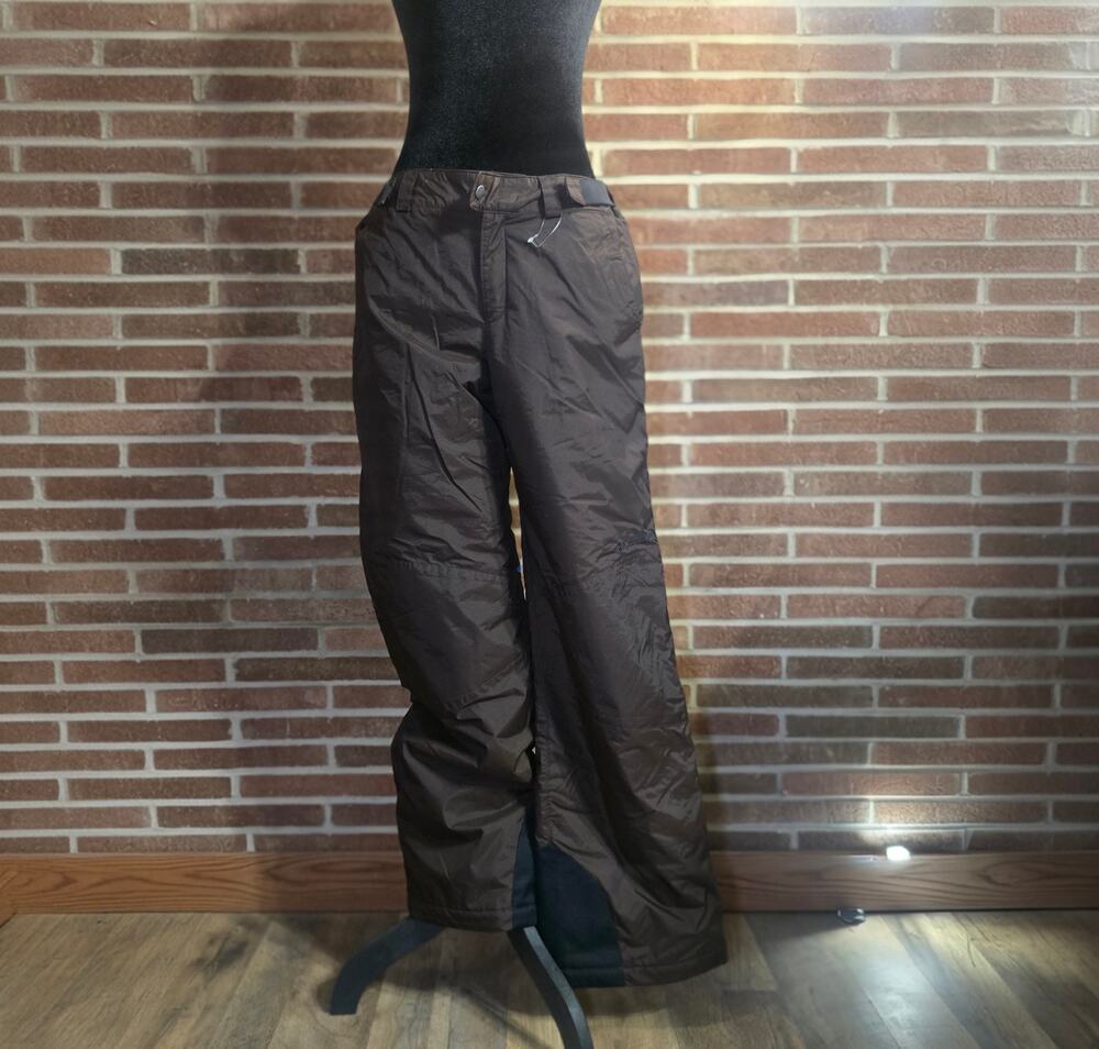 Columbia Youth Snow Pants Size 18/20 Brown Insulated Ski Snowboard NWOT